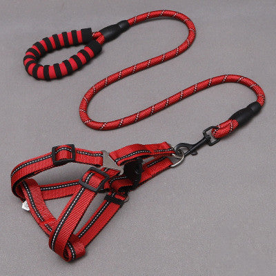 Chest Harness with Leash – Secure Strap and Traction Rope Set - Best Dog Bargains