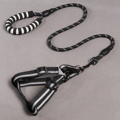 Chest Harness with Leash – Secure Strap and Traction Rope Set - Best Dog Bargains
