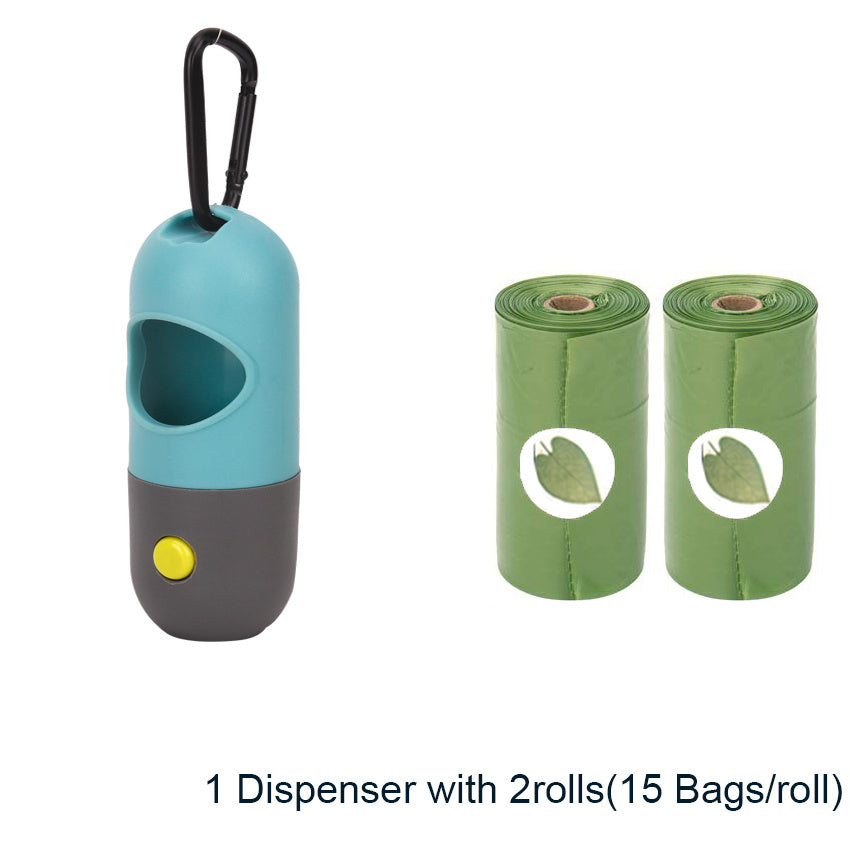 Portable LED Pet Waste Bag Dispenser - Best Dog Bargains