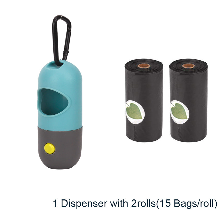 Portable LED Pet Waste Bag Dispenser - Best Dog Bargains
