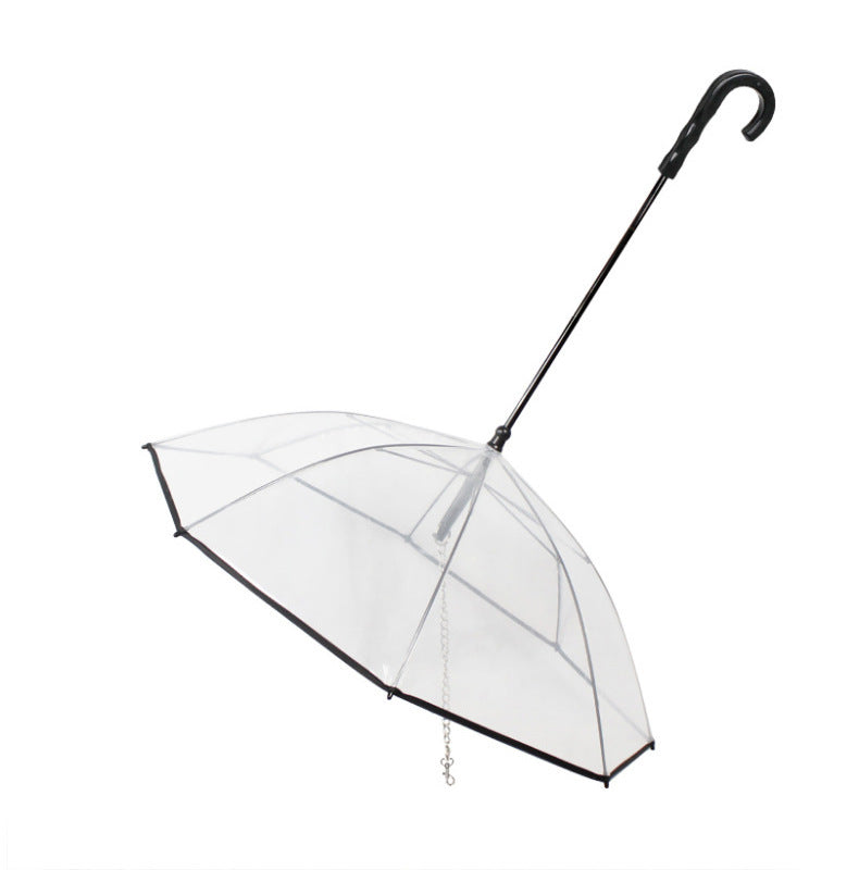 Clear/Transparent Pet Umbrella – Keep Your Dog Dry in Style - Best Dog Bargains