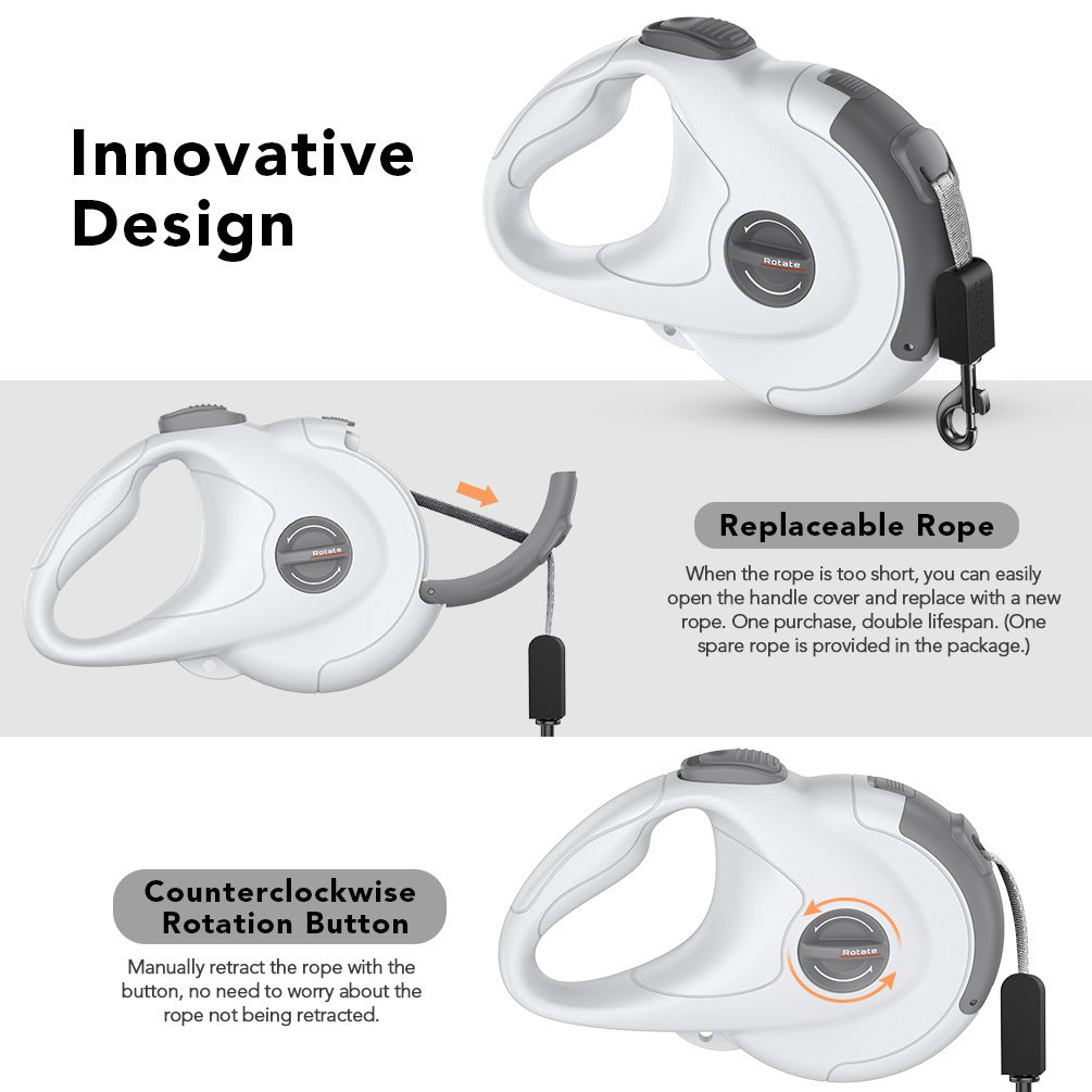 Reflective Retractable Dog Leash – Durable Walking Lead with Traction Control - Best Dog Bargains