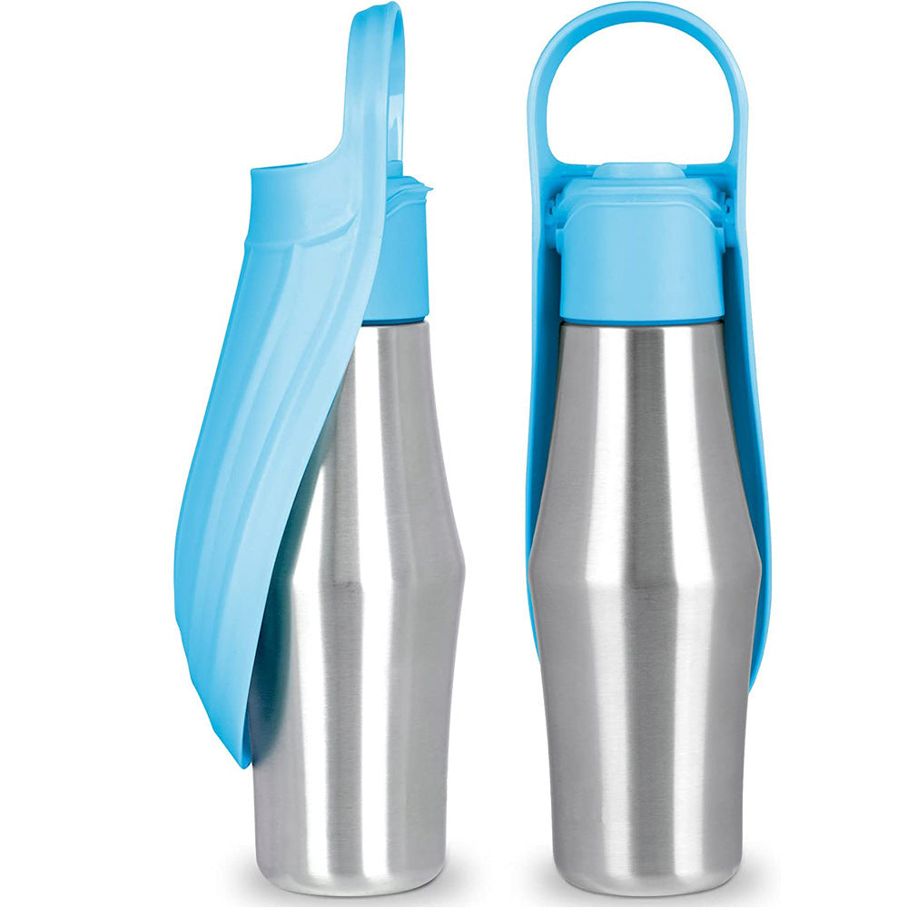 Portable Water Bottle – Soft Silicone Leaf Design for Outdoor Adventures - Best Dog Bargains