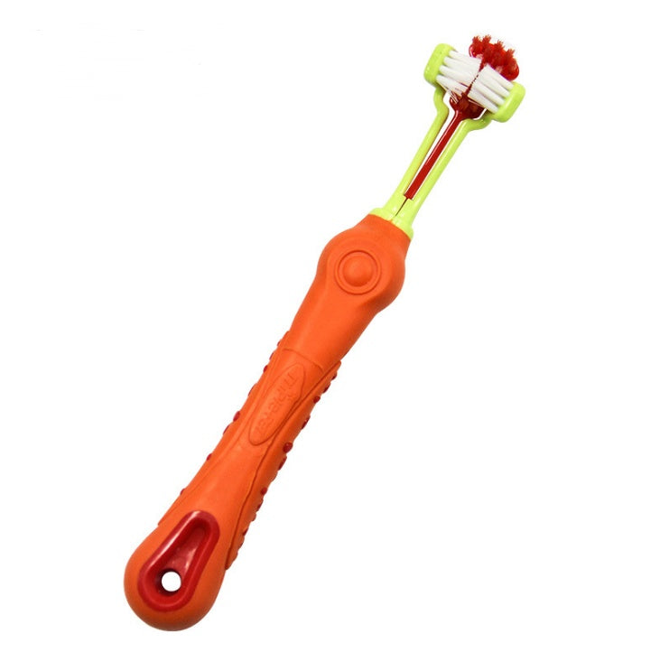 Three-Sided Dog Toothbrush – Effective Teeth Care! - Best Dog Bargains