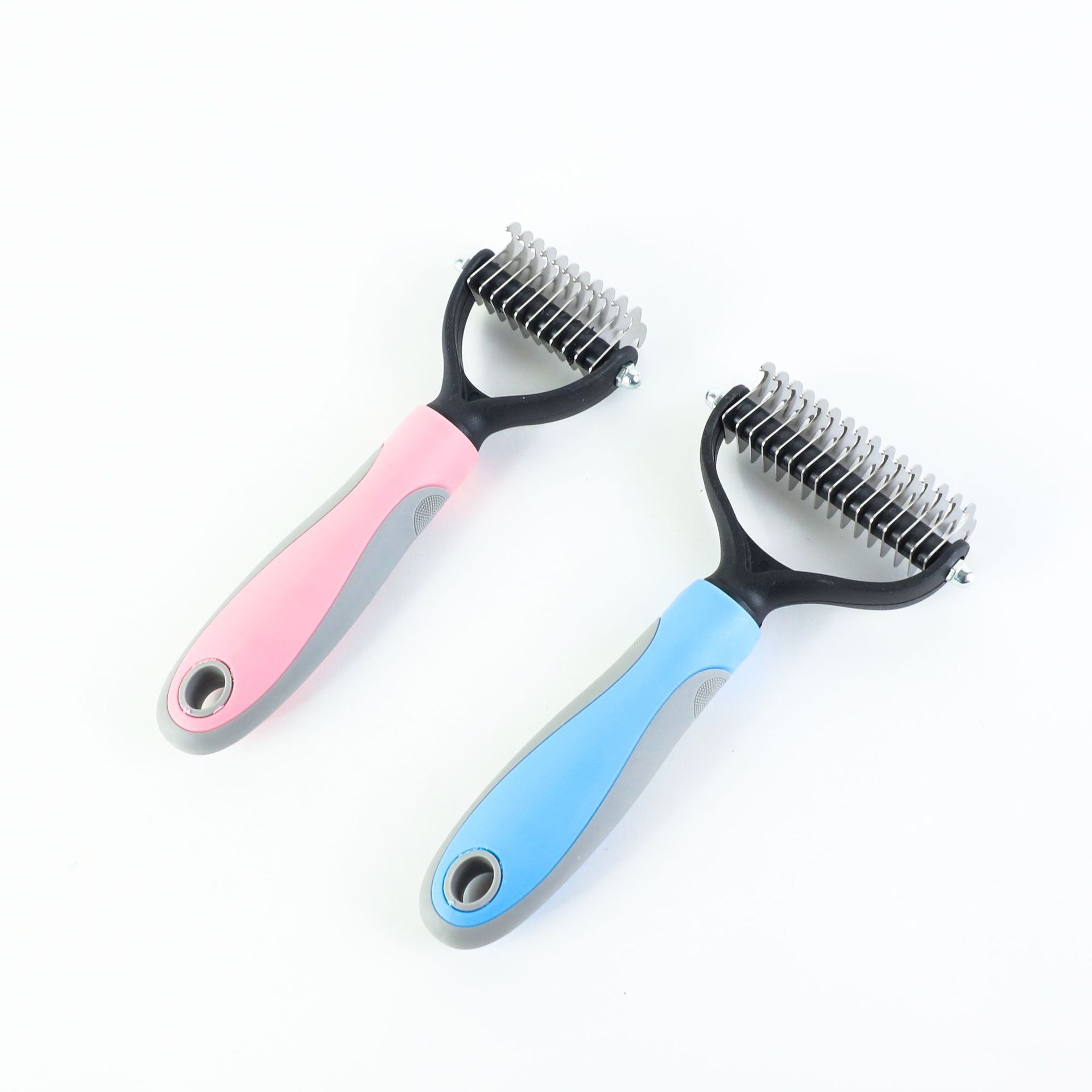 Double-Sided Pet Brush – Grooming & Dematting Shedding Tool - Best Dog Bargains