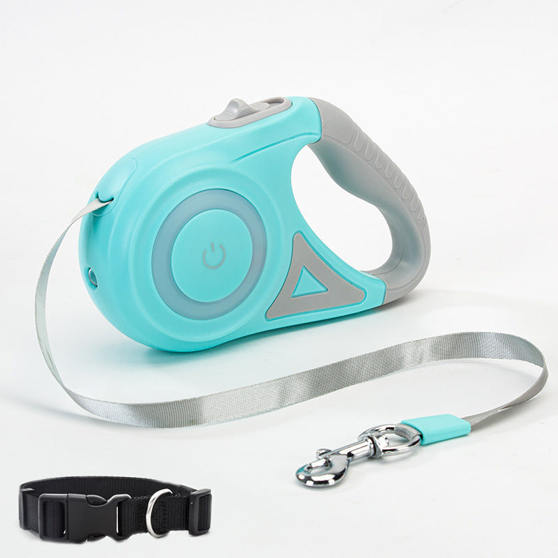 Adventure-ready dog leash with spotlight for ultimate nighttime safety! - Pawsome Haven Pet Store
