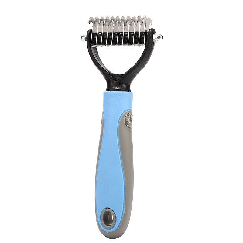 Double-Sided Pet Brush – Grooming & Dematting Shedding Tool - Best Dog Bargains