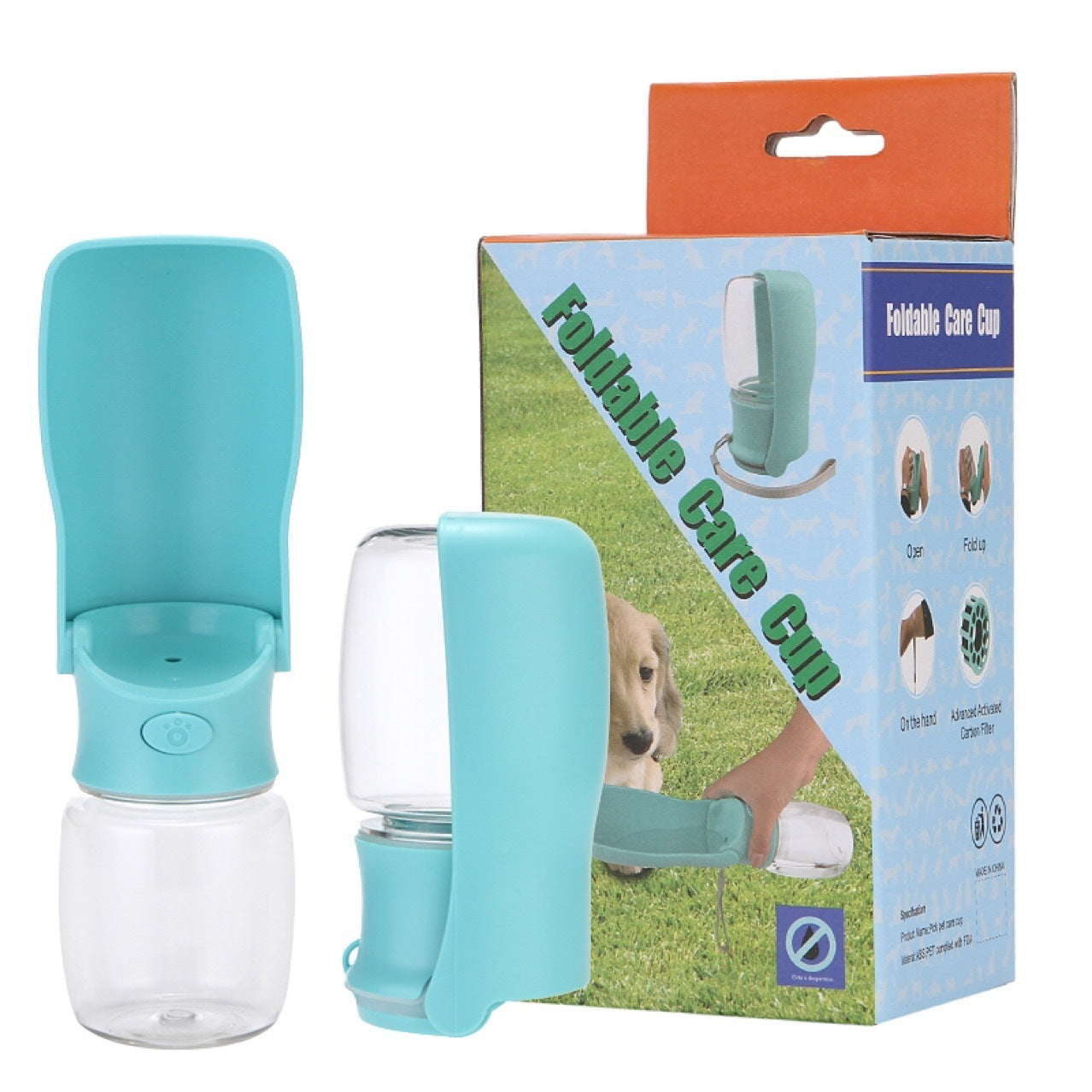Portable Dog Water Bottle – Foldable Dispenser for Hydration On-the-Go - Best Dog Bargains