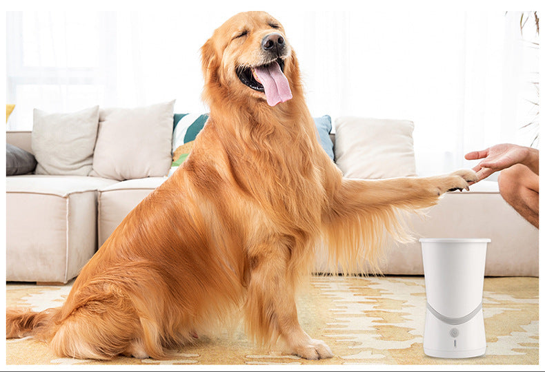 Electric Pet Foot Washer – Quick & Easy Paw Cleaning Solution - Best Dog Bargains