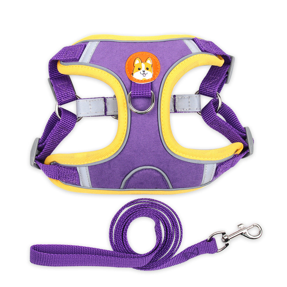 Reflective Soft Mesh Dog Harness with Leash - Best Dog Bargains