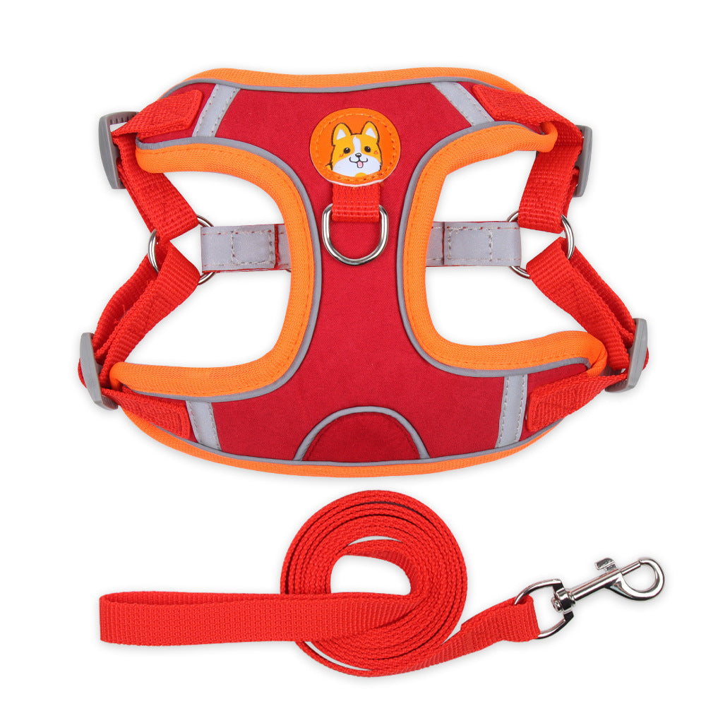 Reflective Soft Mesh Dog Harness with Leash - Best Dog Bargains