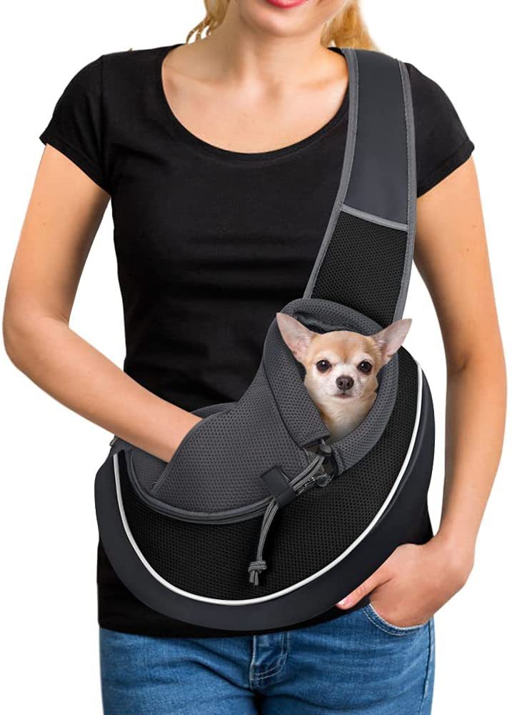 Stylish Crossbody Dog Carrier – Perfect for Outdoor Adventures! - Best Dog Bargains