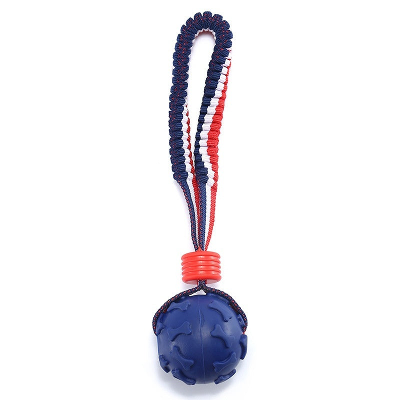 Interactive Teething Toy Ball With Rope for Training Fun - Best Dog Bargains