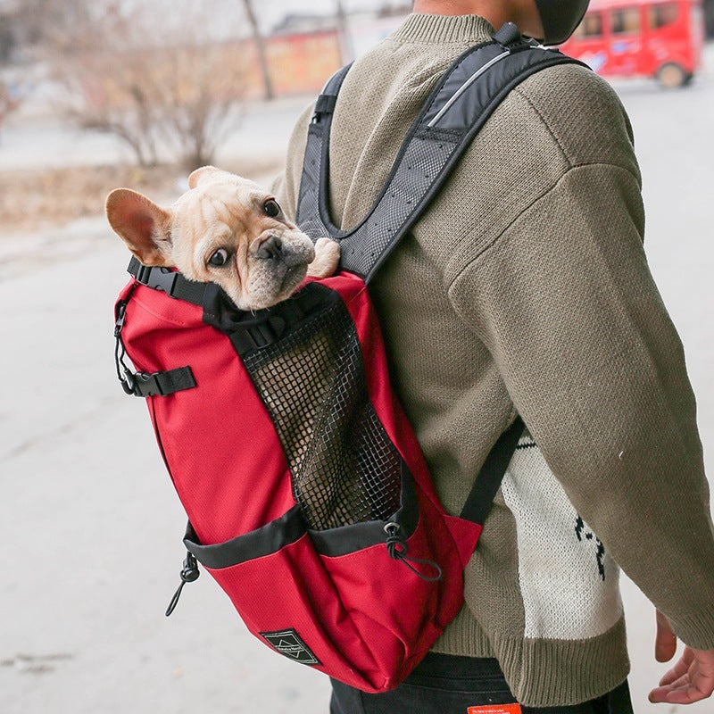 Portable Travel Pet Dog Backpack With Double Shoulder Straps - Best Dog Bargains