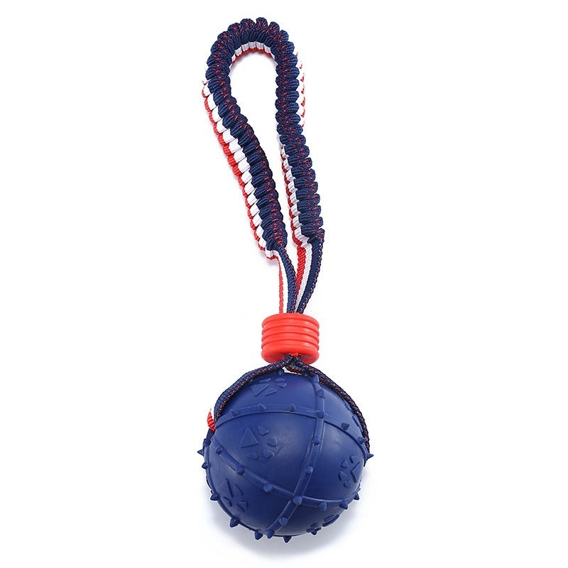 Interactive Teething Toy Ball With Rope for Training Fun - Best Dog Bargains