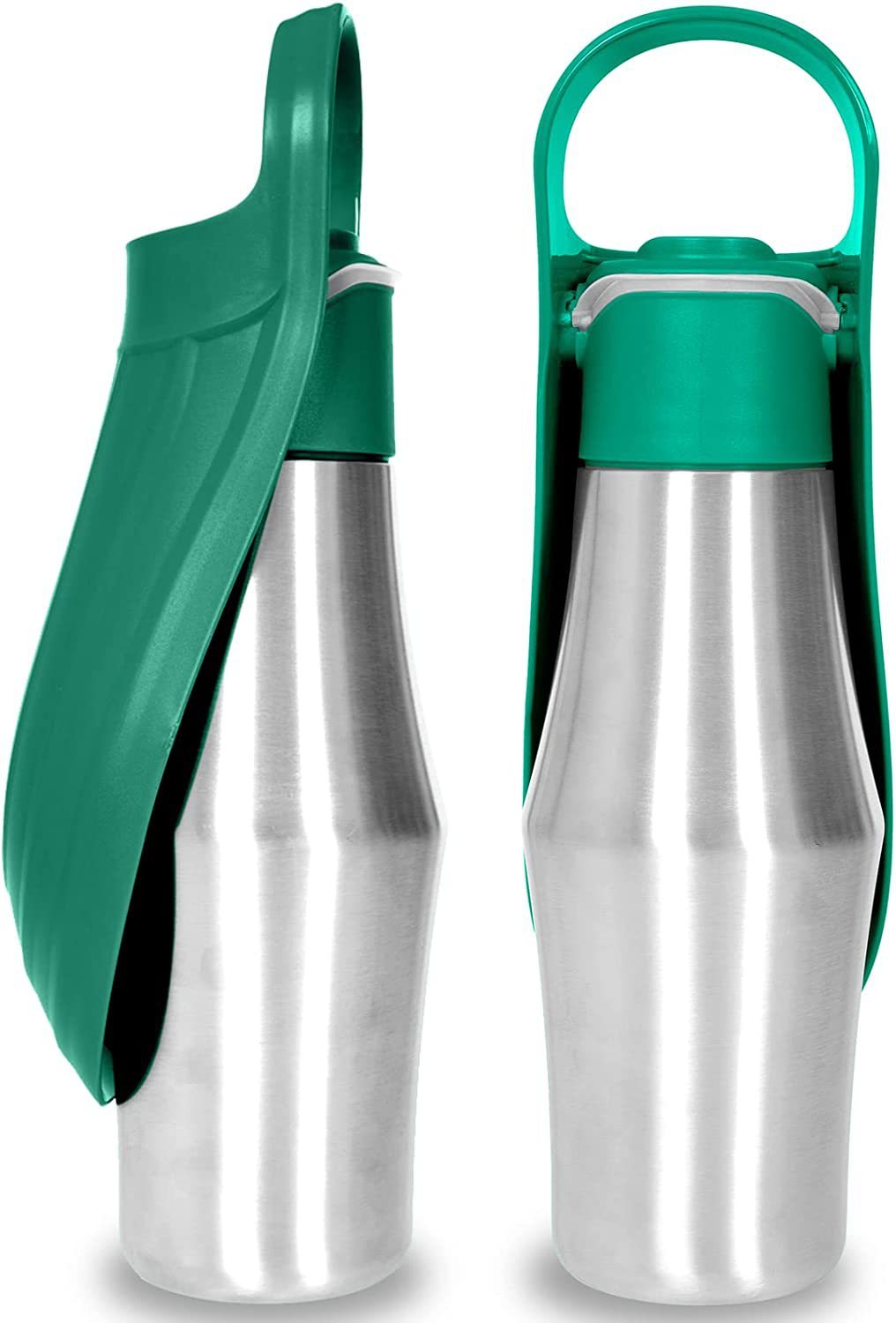 Portable Water Bottle – Soft Silicone Leaf Design for Outdoor Adventures - Best Dog Bargains
