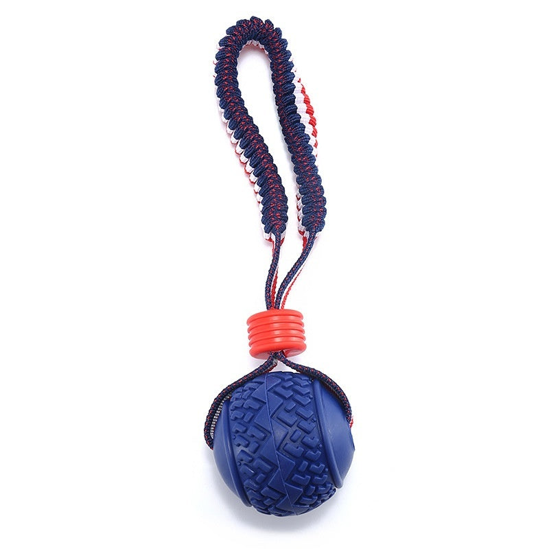 Interactive Teething Toy Ball With Rope for Training Fun - Best Dog Bargains