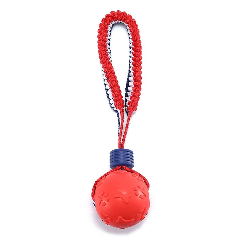 Interactive Teething Toy Ball With Rope for Training Fun - Best Dog Bargains