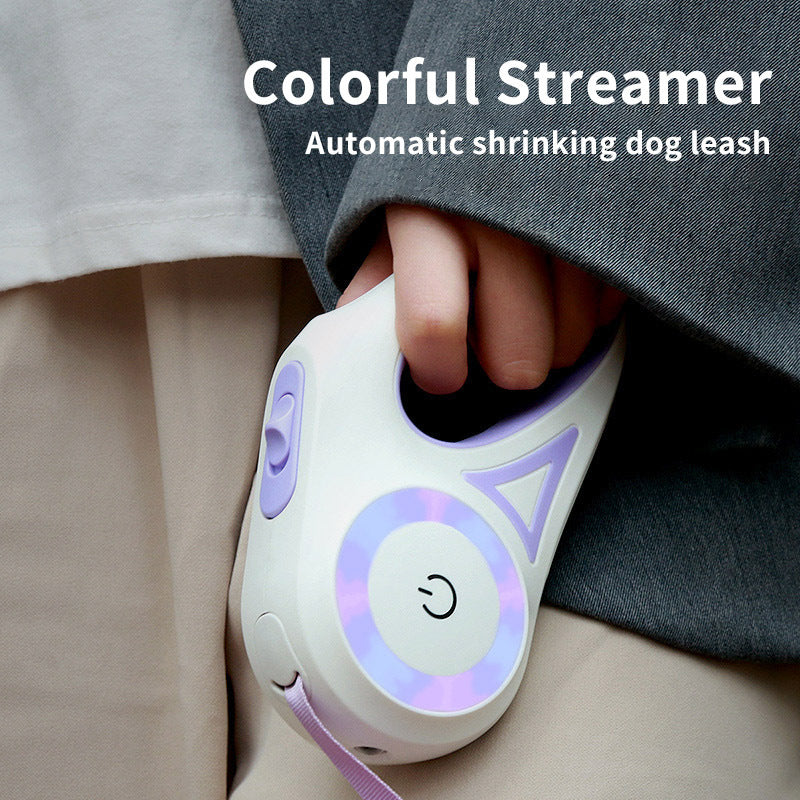 Adventure-ready dog leash with spotlight for ultimate nighttime safety! - Pawsome Haven Pet Store