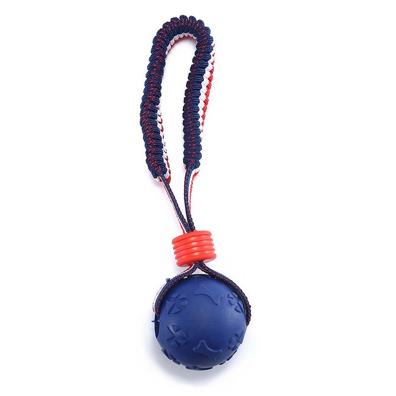 Interactive Teething Toy Ball With Rope for Training Fun - Best Dog Bargains