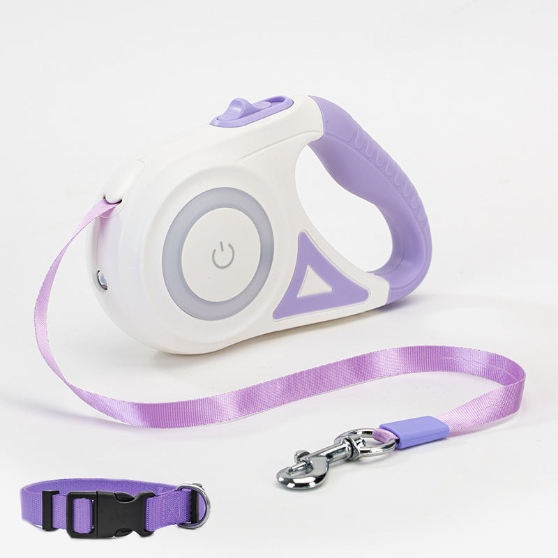Adventure-ready dog leash with spotlight for ultimate nighttime safety! - Pawsome Haven Pet Store