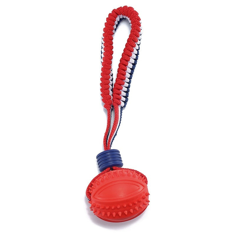 Interactive Teething Toy Ball With Rope for Training Fun - Best Dog Bargains