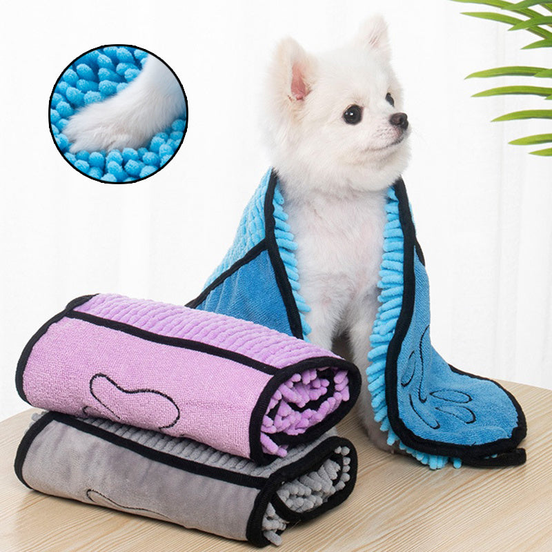 Quick-Drying Soft Microfiber Super Absorbent Dog Bathrobe - Best Dog Bargains