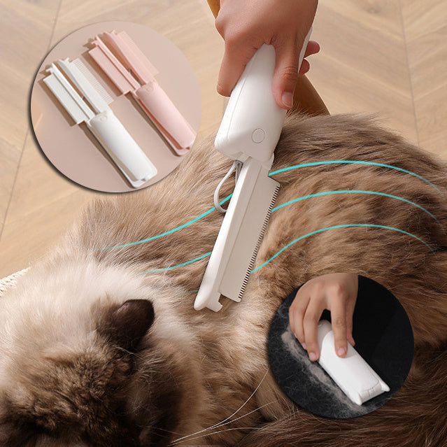 Pet Grooming & Hair Removal Brush – Massage Tool for Shedding Control - Best Dog Bargains