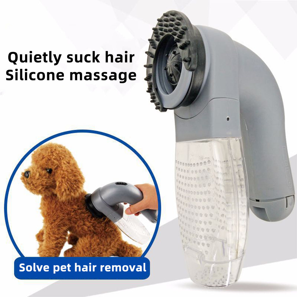 Electric Pet Hair Vacuum – Portable Pet Cleaning & Massage Tool - Best Dog Bargains