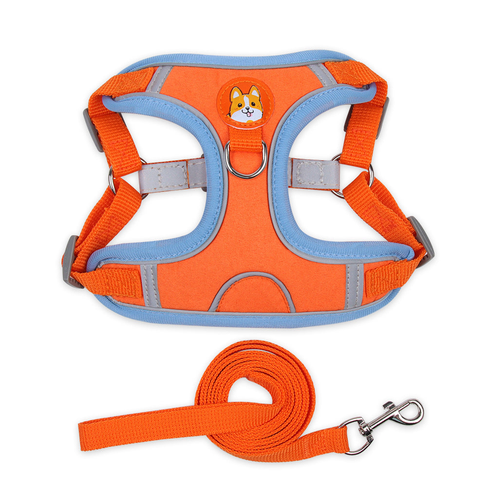 Reflective Soft Mesh Dog Harness with Leash - Best Dog Bargains