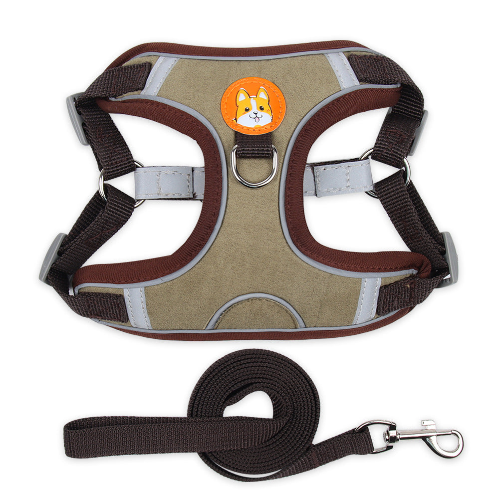 Reflective Soft Mesh Dog Harness with Leash - Best Dog Bargains